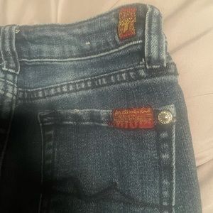 7 For All Man Kind Girls Skinny Jeans